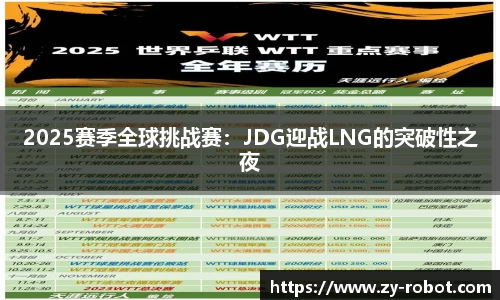 2025赛季全球挑战赛：JDG迎战LNG的突破性之夜